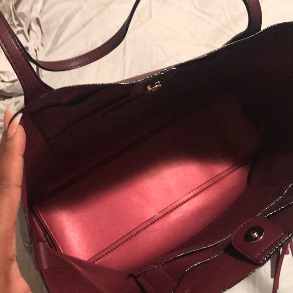 Antonio Melani Metallic tasseled tote - Picture 2 of 2